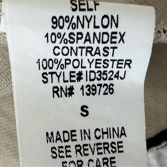 ALTAR’D STATE Fit Flare Mini Beige Black Lace Dress Sleeveless Scalloped Small - Picture 11 of 12